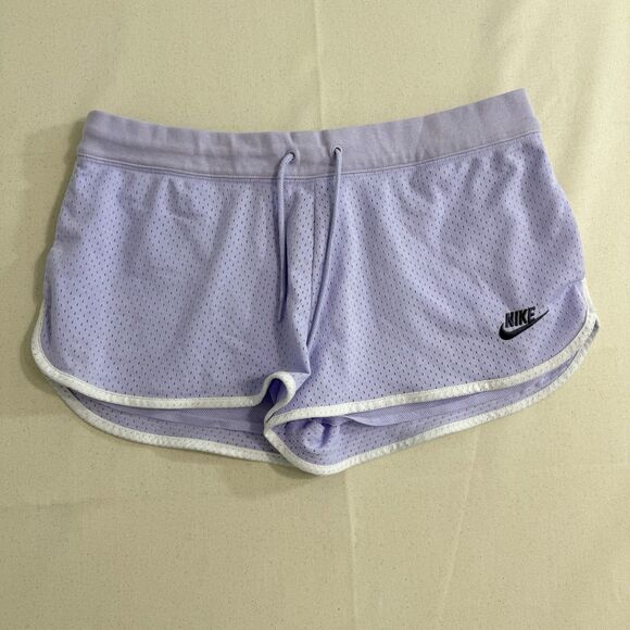 Nike Standard Fit Training Mesh Light Purple Shorts CV8629-539 Size Large - Picture 1 of 8
